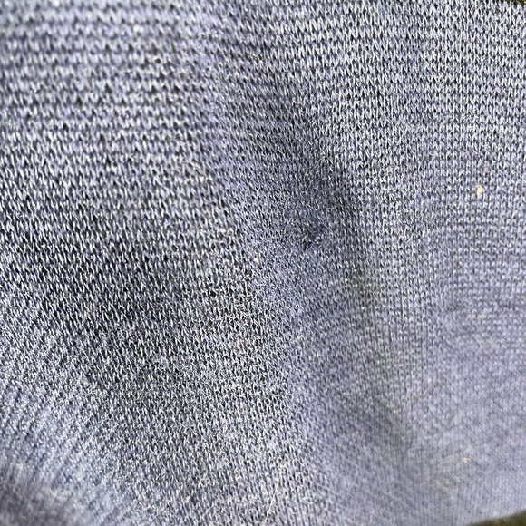 ONOT BRAND PONCHO FULL ZIP SWEATSHIRT ONE SIZE FITS MOST BLUE NWT NEW ACRYLIC - Picture 4 of 16